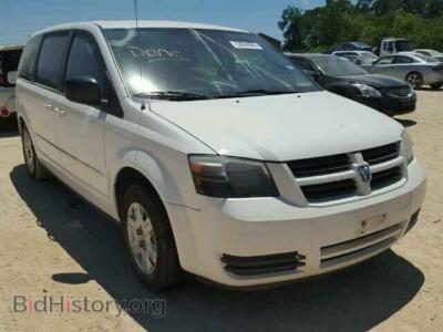 2010 Dodge CARAVAN Grand Cara, white — VIN 2D4RN4DE3AR490000, Copart