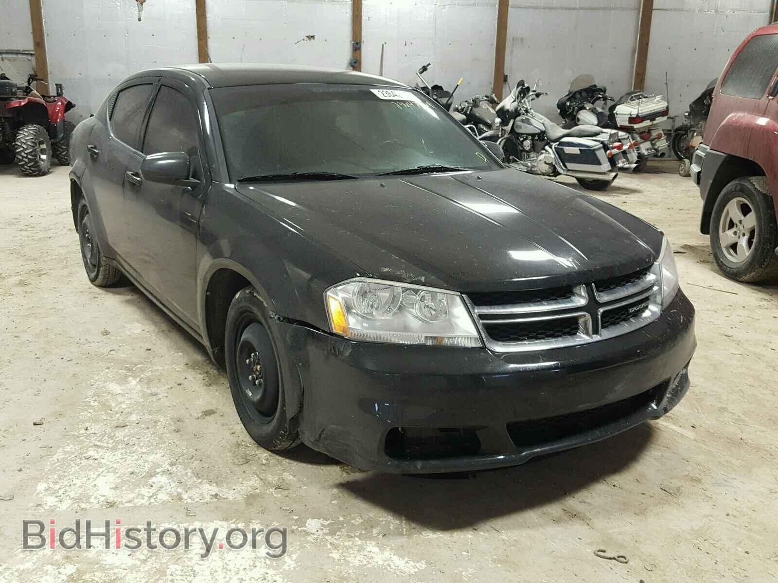 Фотография 1C3CDZCB7CN142103 - DODGE AVENGER 2012
