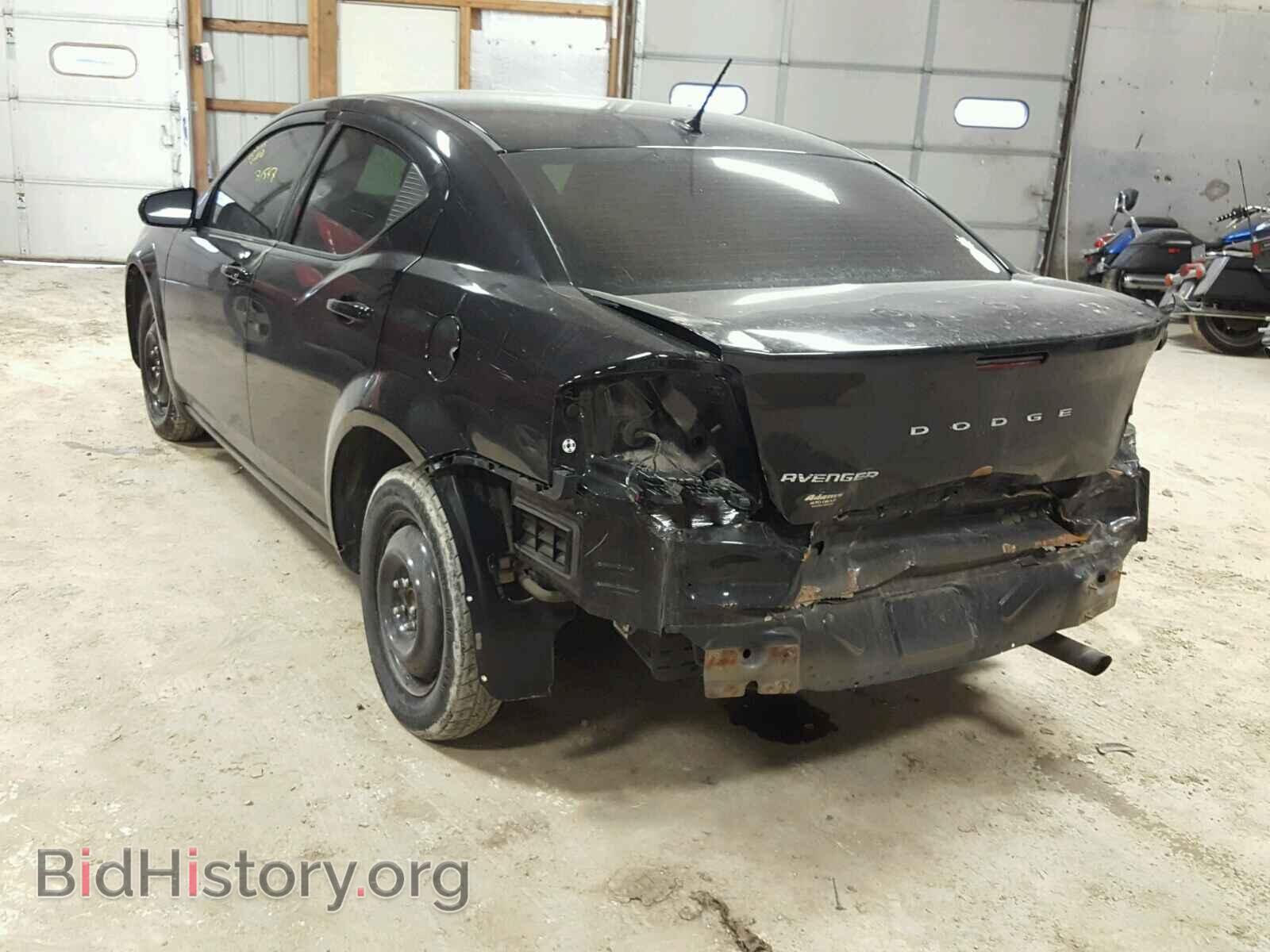2012 DODGE AVENGER - VIN: 1C3CDZCB7CN142103 - Фото 3
