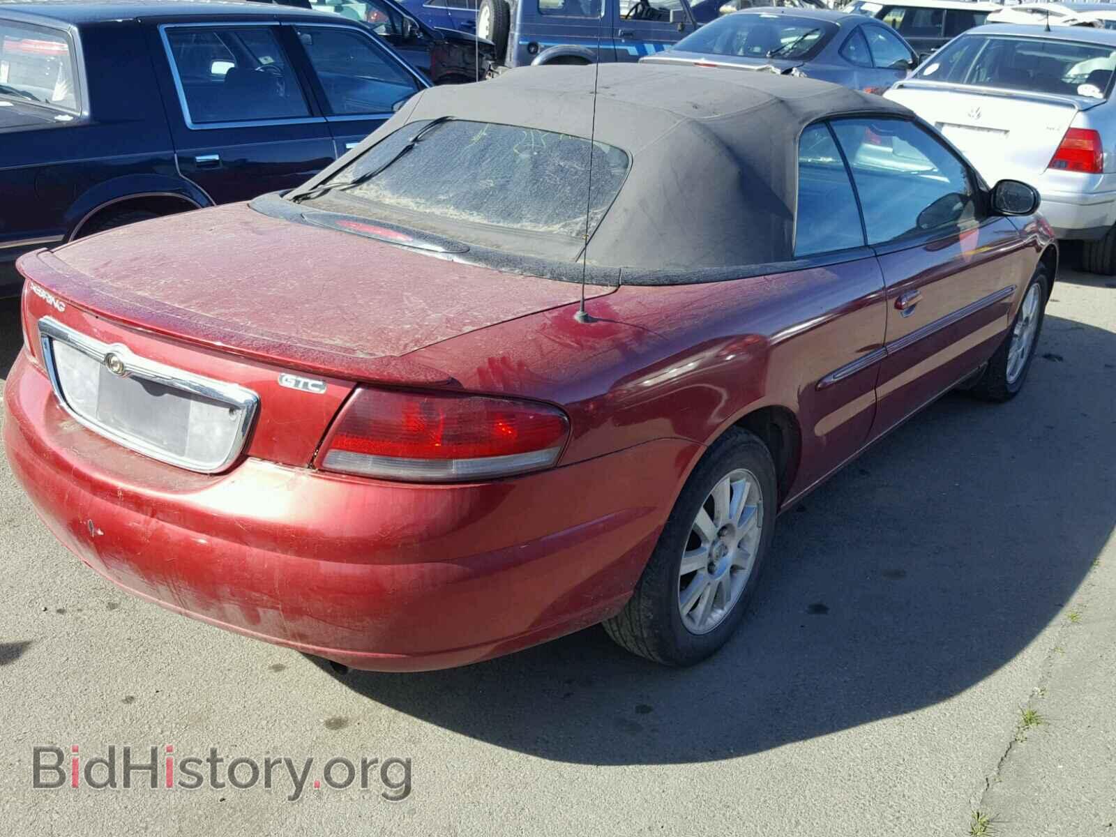 2004 CHRYSLER SEBRING - VIN: 1C3EL75R54N268486 - Фото 4