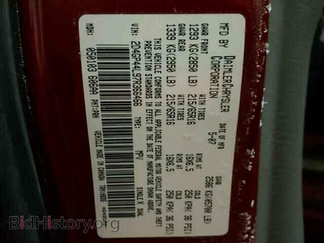 2007 DODGE CARAVAN - VIN: 2D4GP44L97R366466 - Фото 10