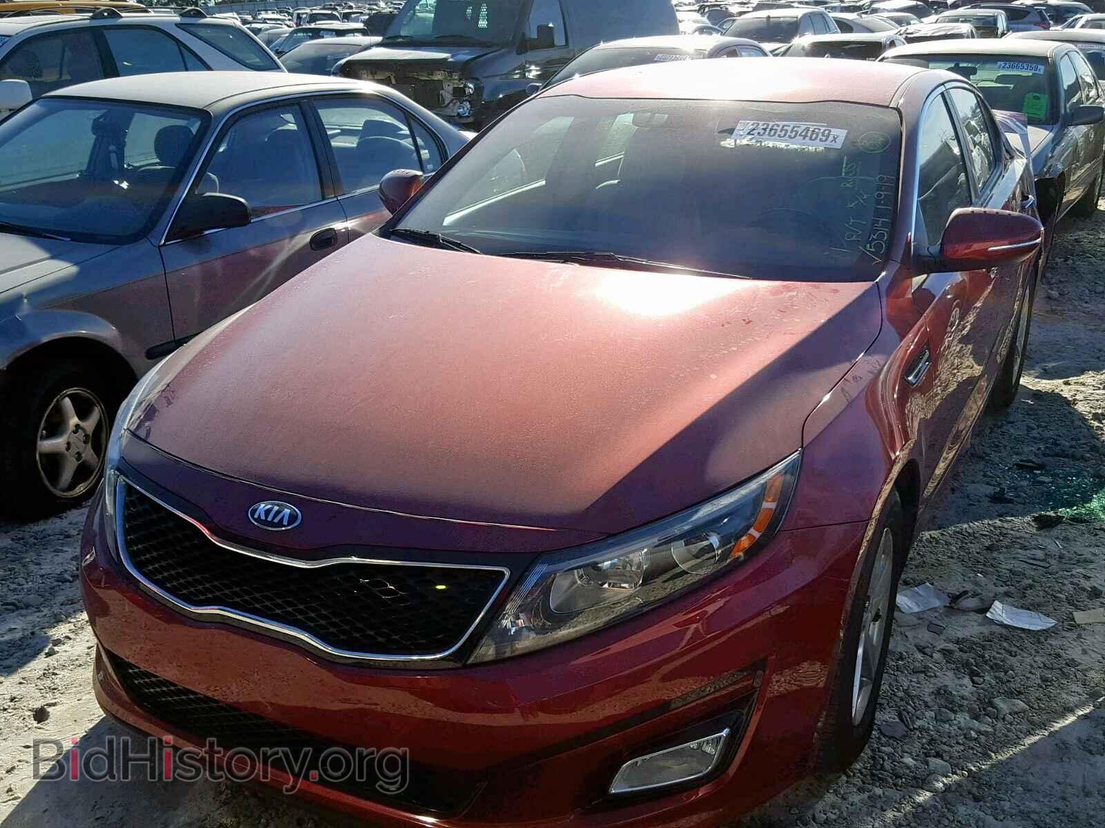 2015 KIA OPTIMA - VIN: 5XXGM4A72FG355314 - Фото 2