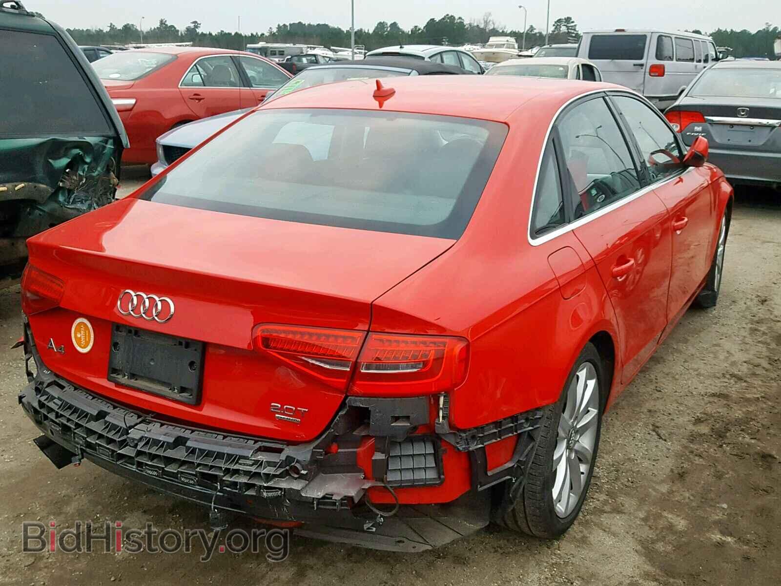 2013 AUDI A4 - VIN: WAUFFAFL5DN037020 - Photo 4