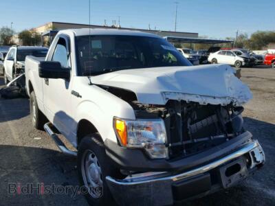 2013 Ford F150, white — VIN 1FTMF1CM8DFD22439, Copart