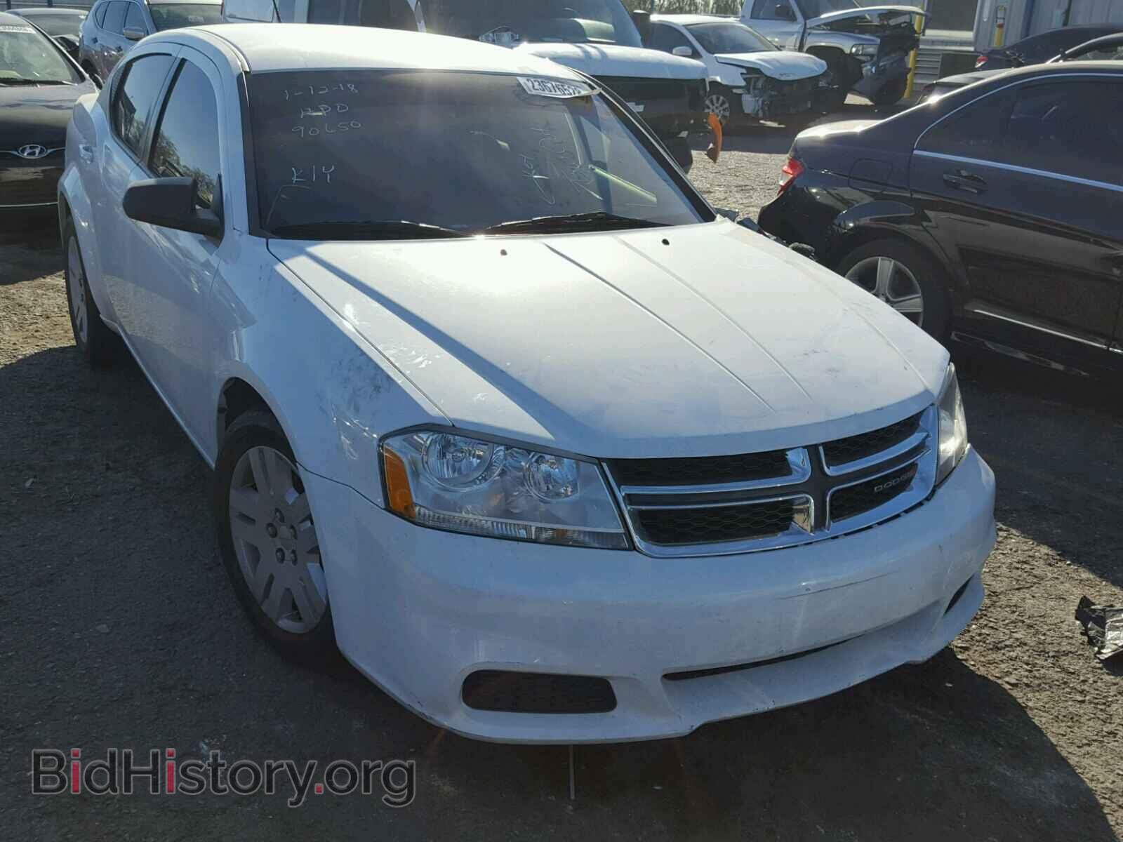 Фотография 1C3CDZAB2EN225525 - DODGE AVENGER 2014