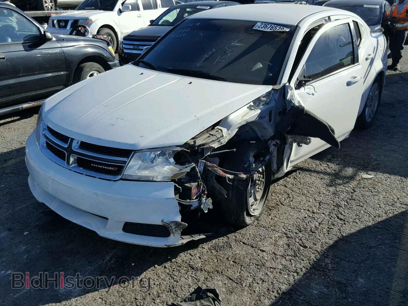 2014 DODGE AVENGER - VIN: 1C3CDZAB2EN225525 - Фото 2