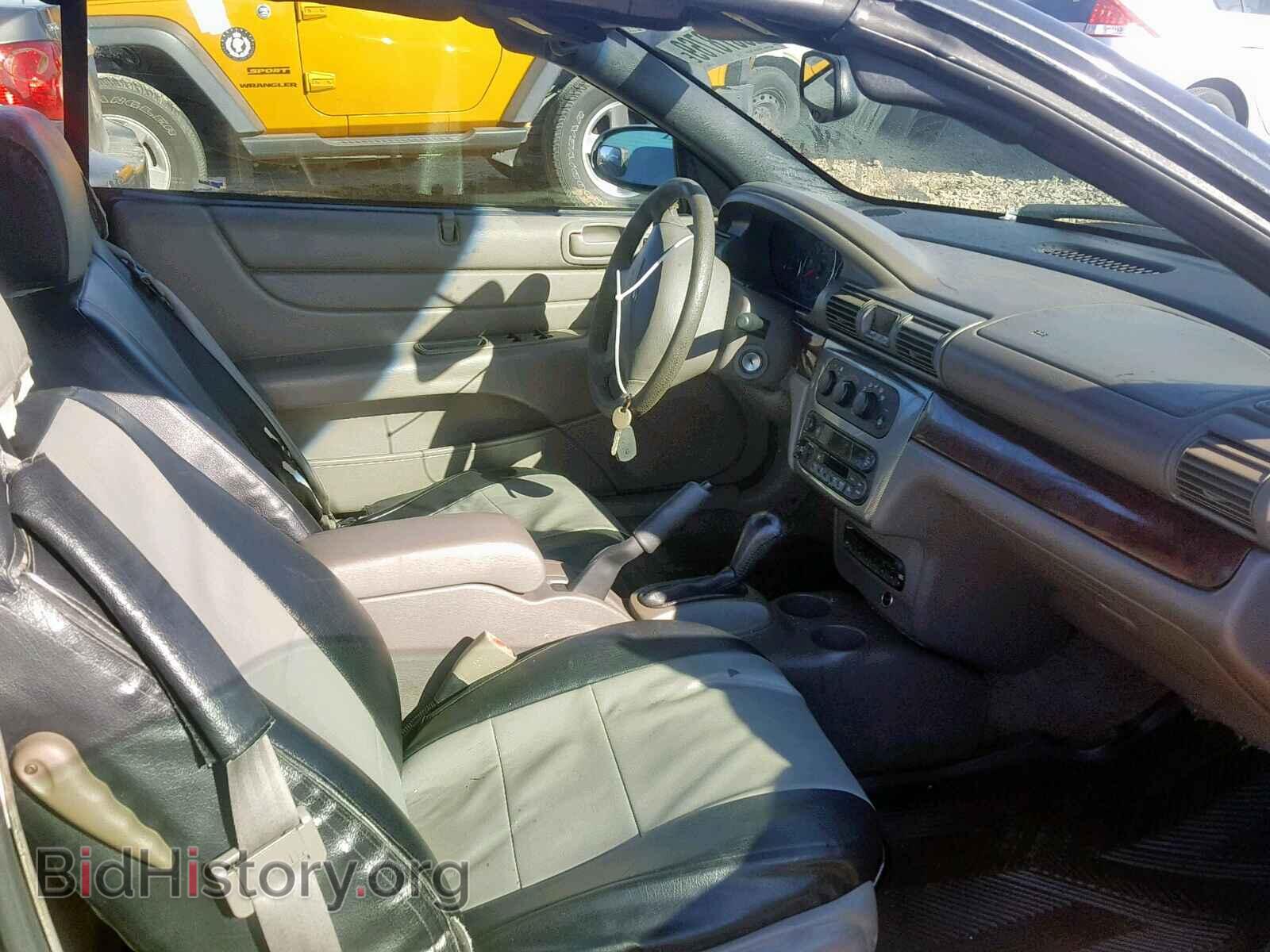 2003 CHRYSLER SEBRING - VIN: 1C3EL55T83N524098 - Фото 5
