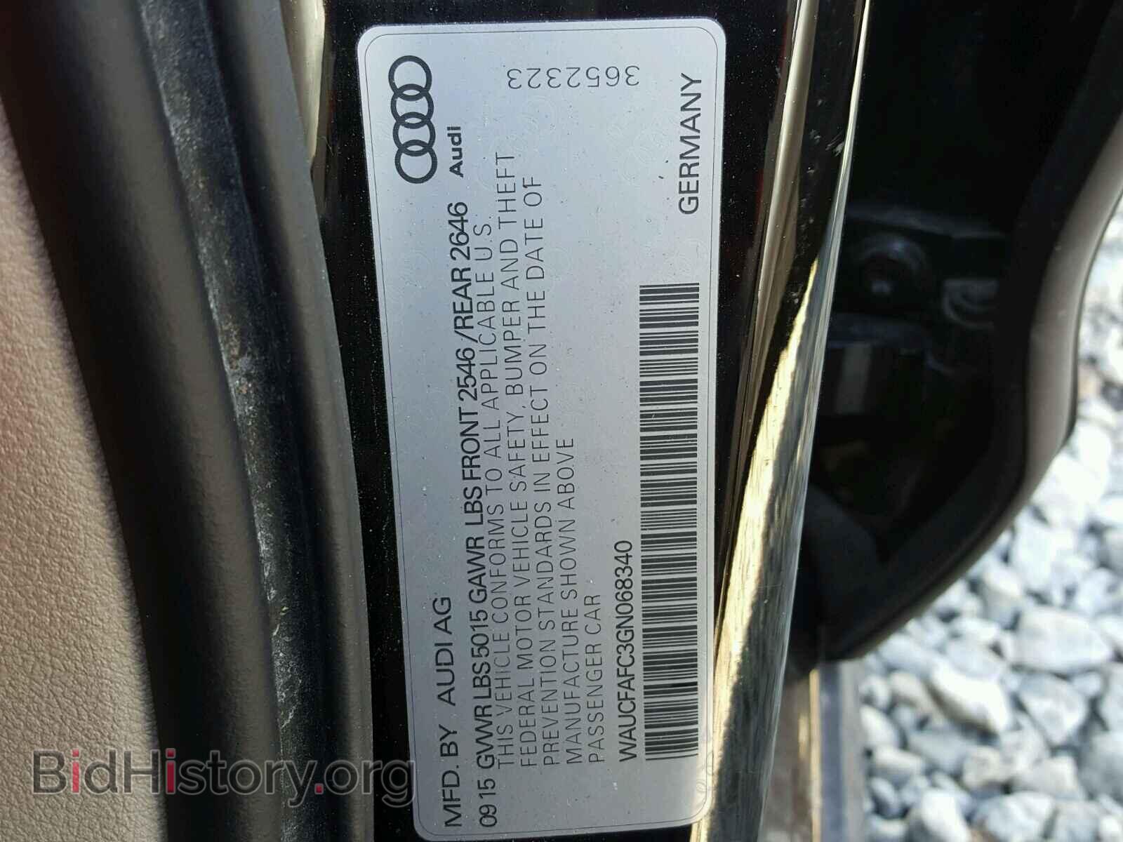 2016 AUDI A6 - VIN: WAUCFAFC3GN068340 - Фото 10