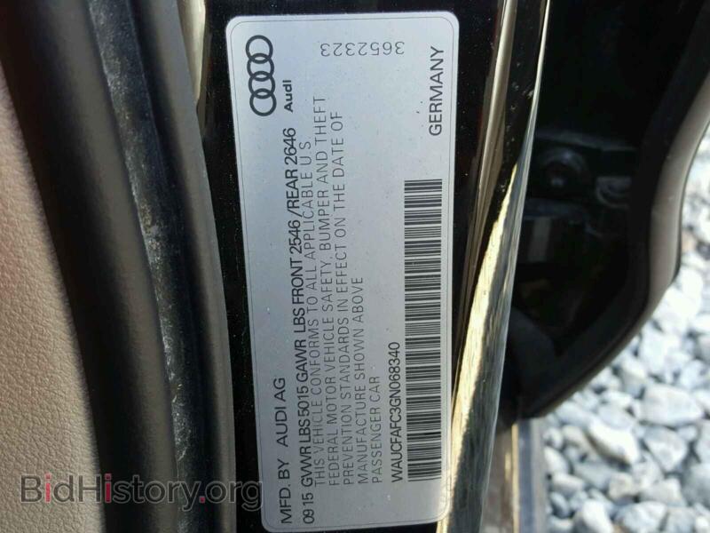 2016 Audi A6 (VIN WAUCFAFC3GN068340) — фото 10 из 10