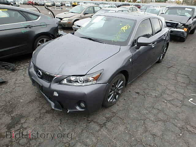 2012 LEXUS CT 200 - VIN: JTHKD5BH1C2080736 - Фото 2