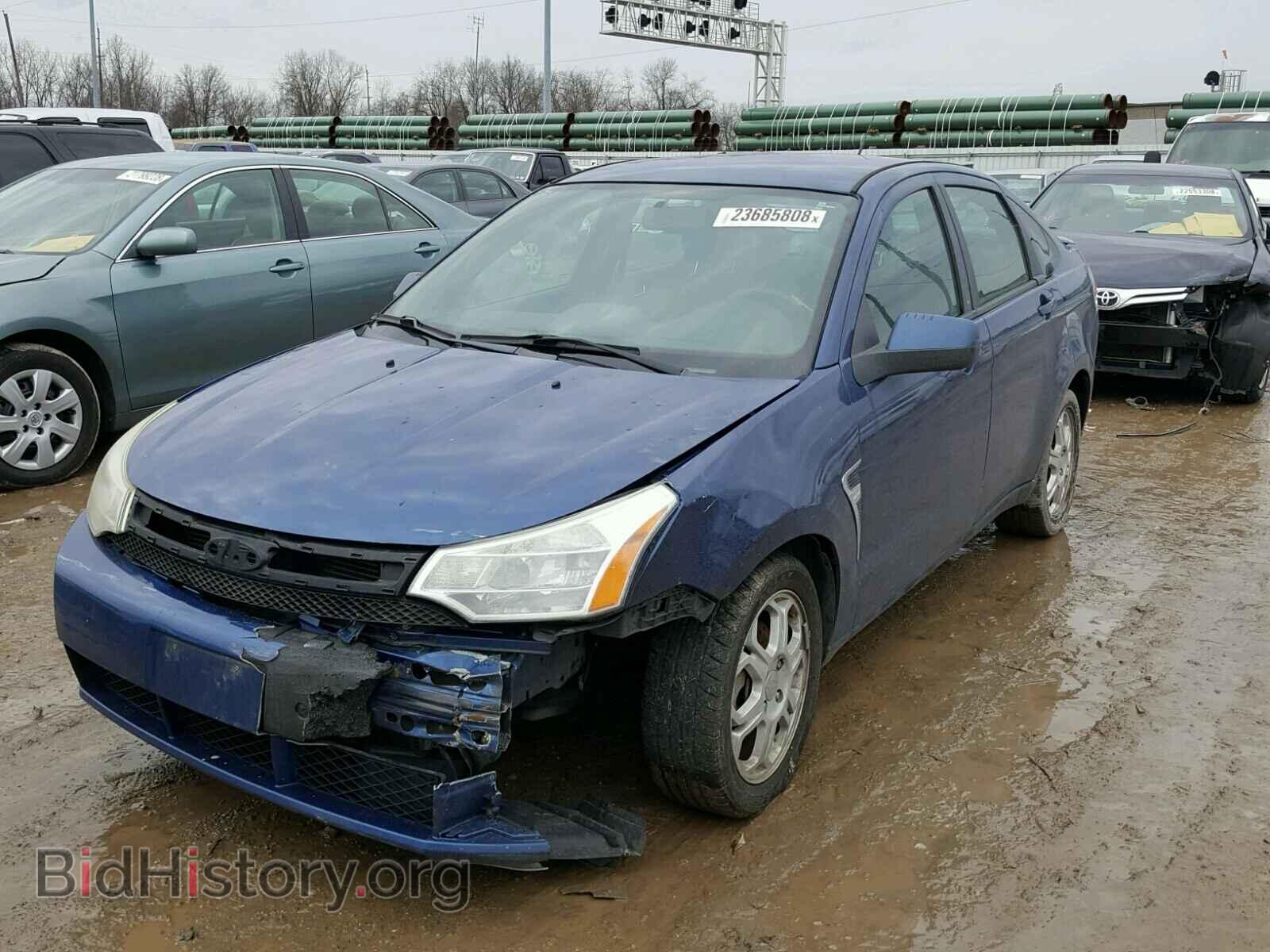 2008 FORD FOCUS - VIN: 1FAHP35N48W219725 - Фото 2