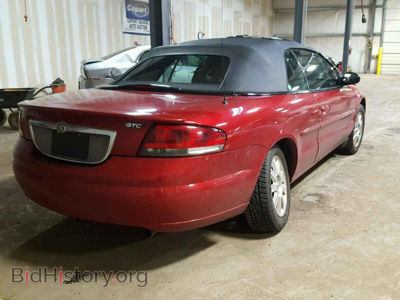 2004 CHRYSLER SEBRING - VIN: 1C3EL75R14N407500 - Фото 4