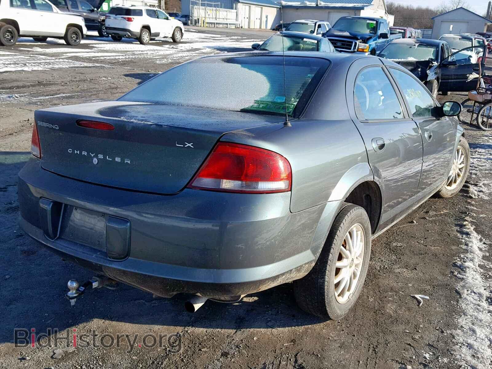 2003 CHRYSLER SEBRING - VIN: 1C3EL46X23N542057 - Фото 4