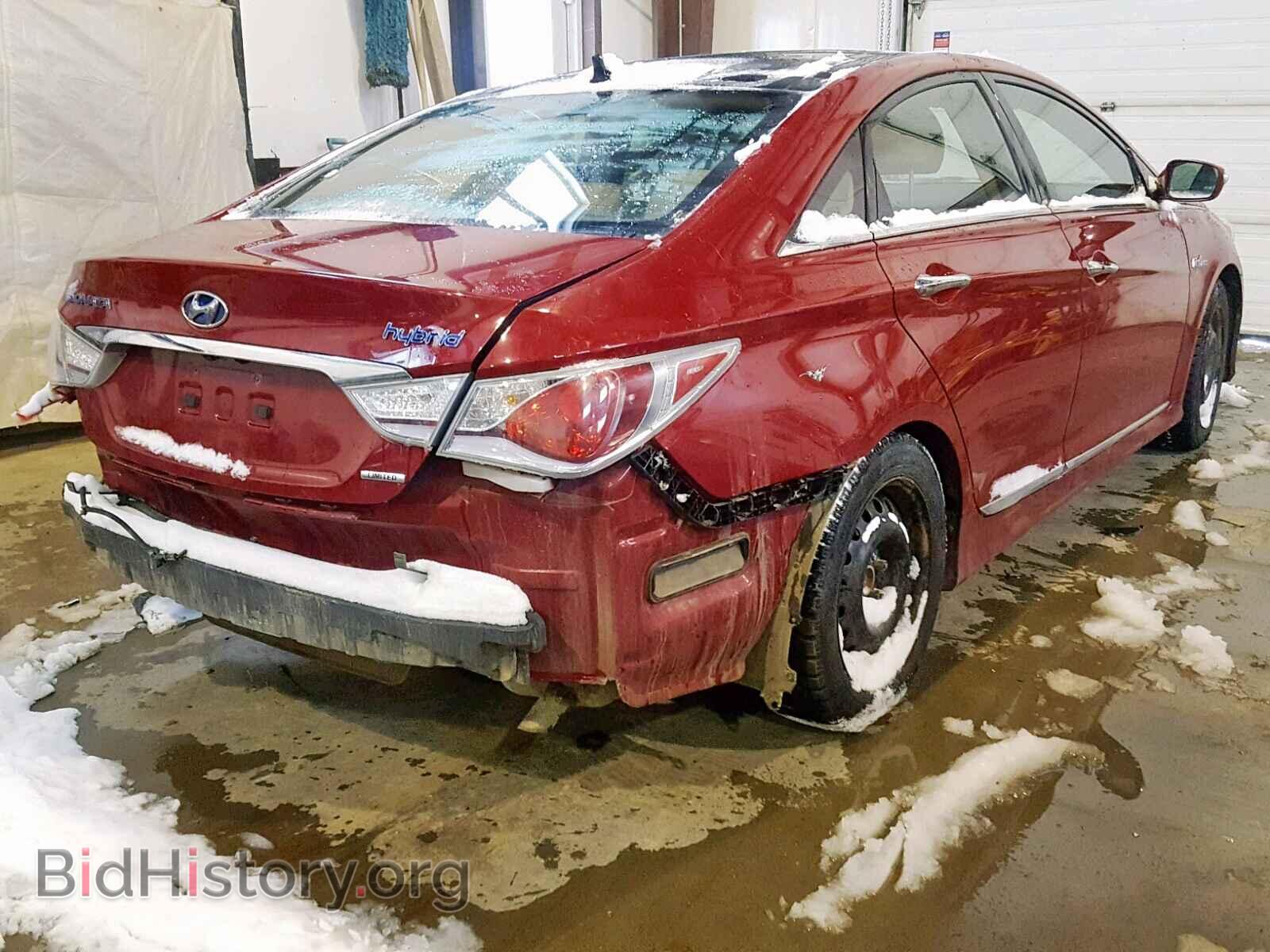 2014 HYUNDAI SONATA - VIN: KMHEC4A41EA105259 - Фото 4