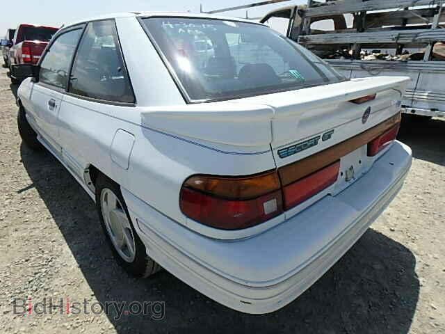 1991 FORD ESCORT - VIN: 3FAPP1282MR118906 - Фото 3