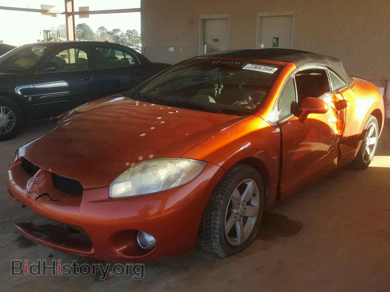 2007 MITSUBISHI ECLIPSE - VIN: 4A3AL25F77E010099 - Фото 2