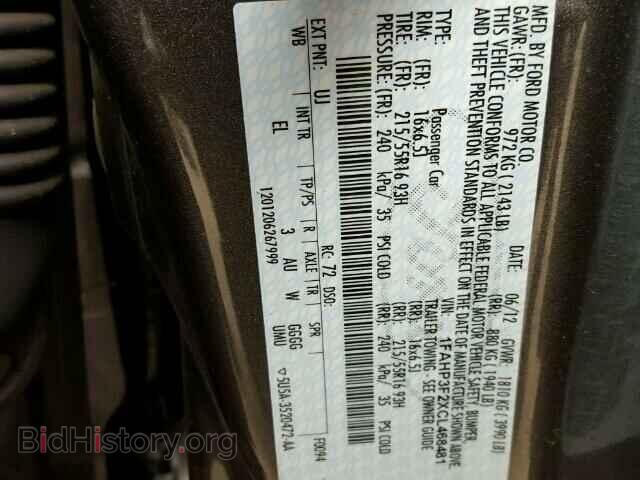 2012 FORD FOCUS - VIN: 1FAHP3F2XCL468481 - Фото 10