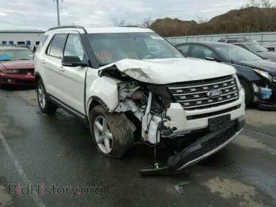 2016 Ford EXPLORER Explorer X, white — VIN 1FM5K8D88GGC28873, Copart