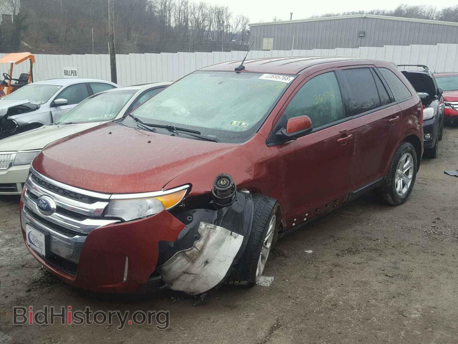 2014 FORD EDGE - VIN: 2FMDK4JC9EBB61993 - Фото 2