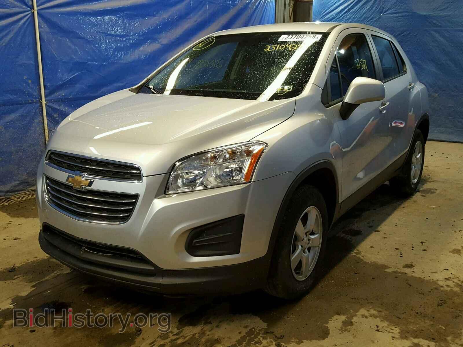 2016 CHEVROLET TRAX - VIN: 3GNCJNSB6GL275706 - Фото 2