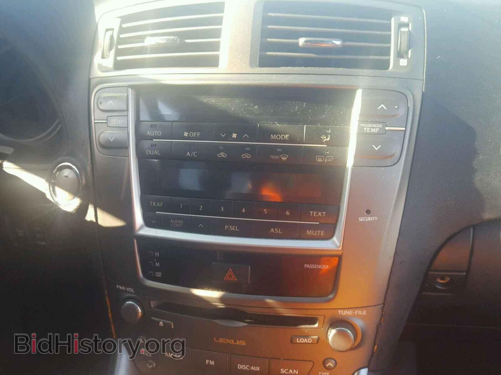2006 LEXUS IS250 - VIN: JTHBK262562014110 - Фото 9