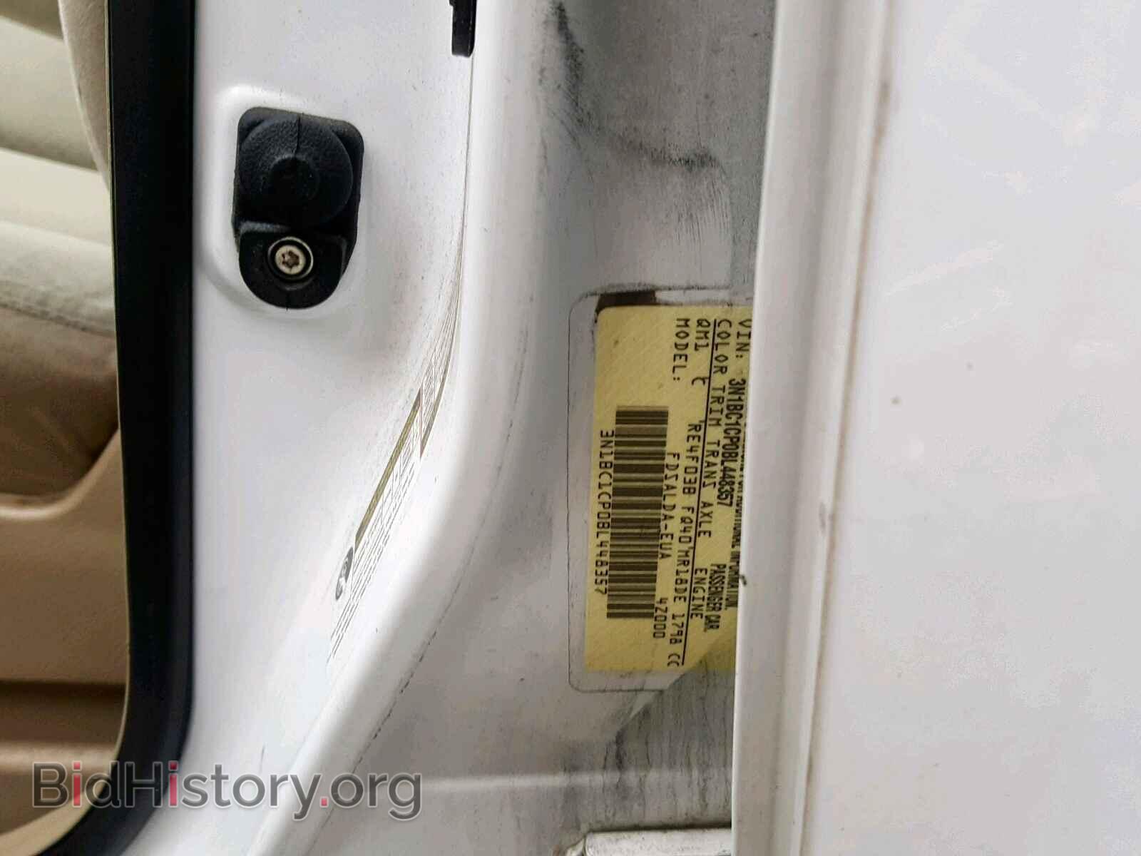 2011 NISSAN VERSA - VIN: 3N1BC1CP0BL448357 - Фото 10