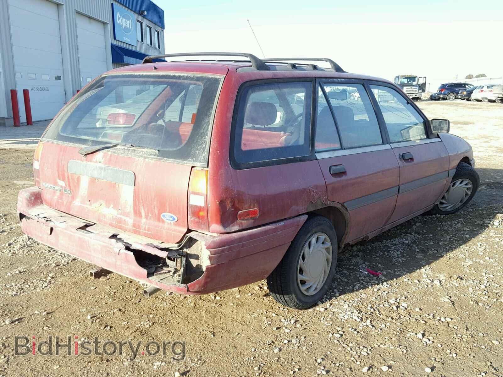 1992 FORD ESCORT - VIN: 3FAPP15J5NR106989 - Фото 4