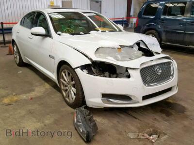 2012 Jaguar XF, белый — VIN SAJWA0FB7CLS52588, Copart
