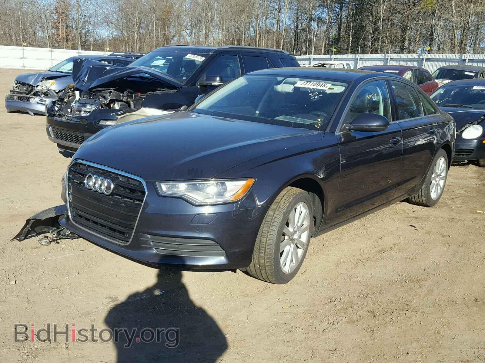 2013 AUDI A6 - VIN: WAUGFAFCXDN064704 - Фото 2