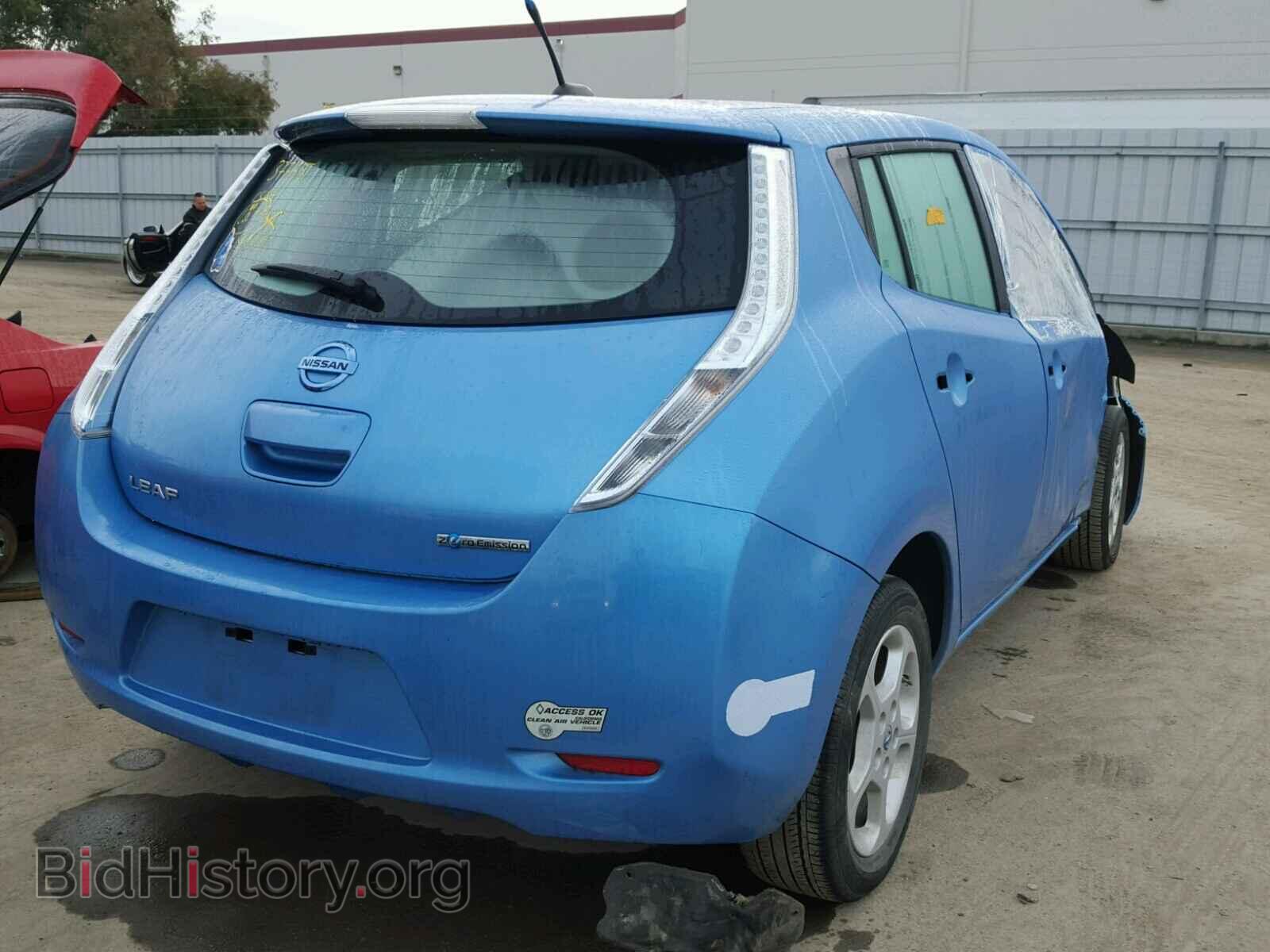 2013 NISSAN LEAF - VIN: 1N4AZ0CP1DC414370 - Фото 4
