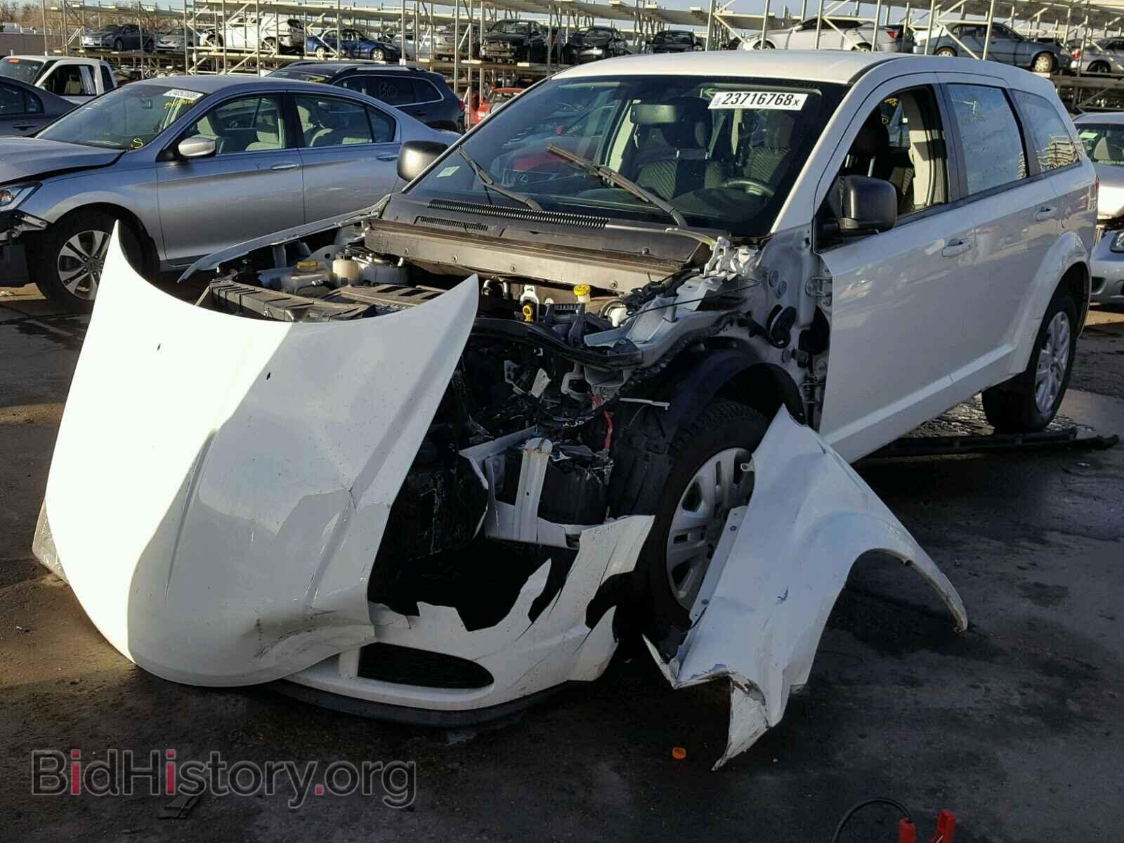 2014 DODGE JOURNEY - VIN: 3C4PDCAB0ET102378 - Фото 2