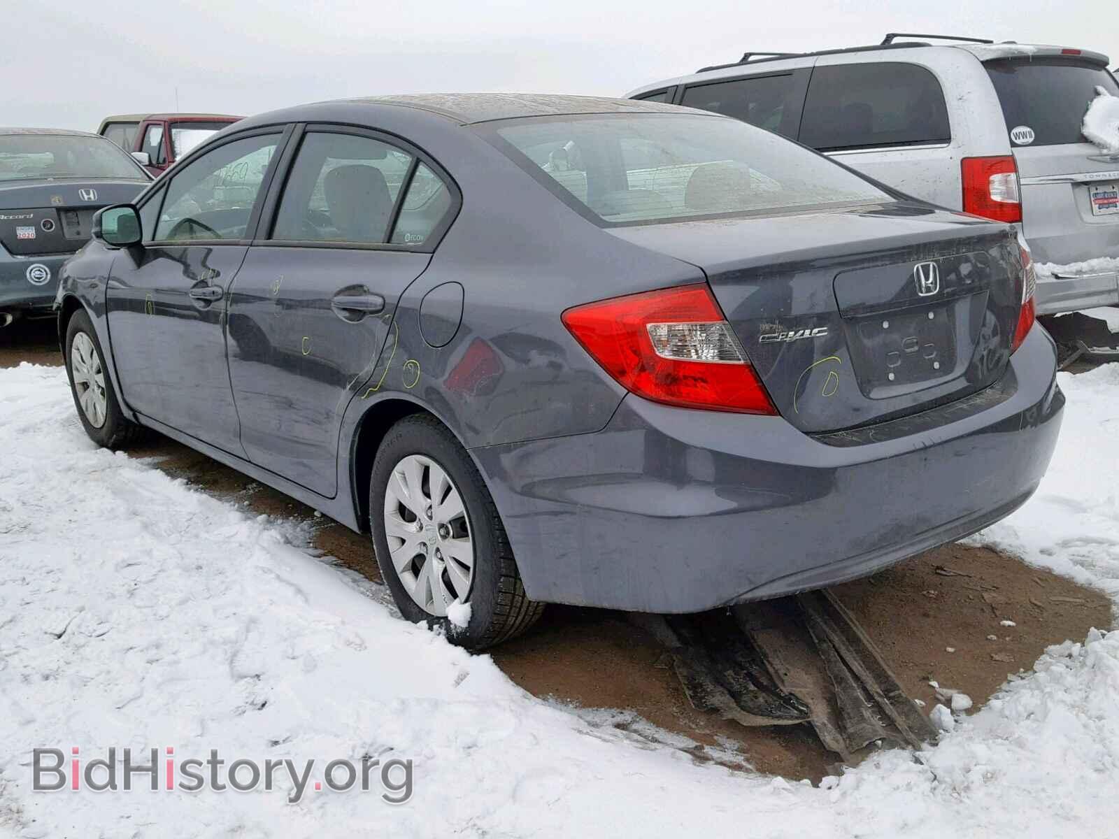 2012 HONDA CIVIC LX - VIN: 19XFB2F54CE039821 - Фото 3