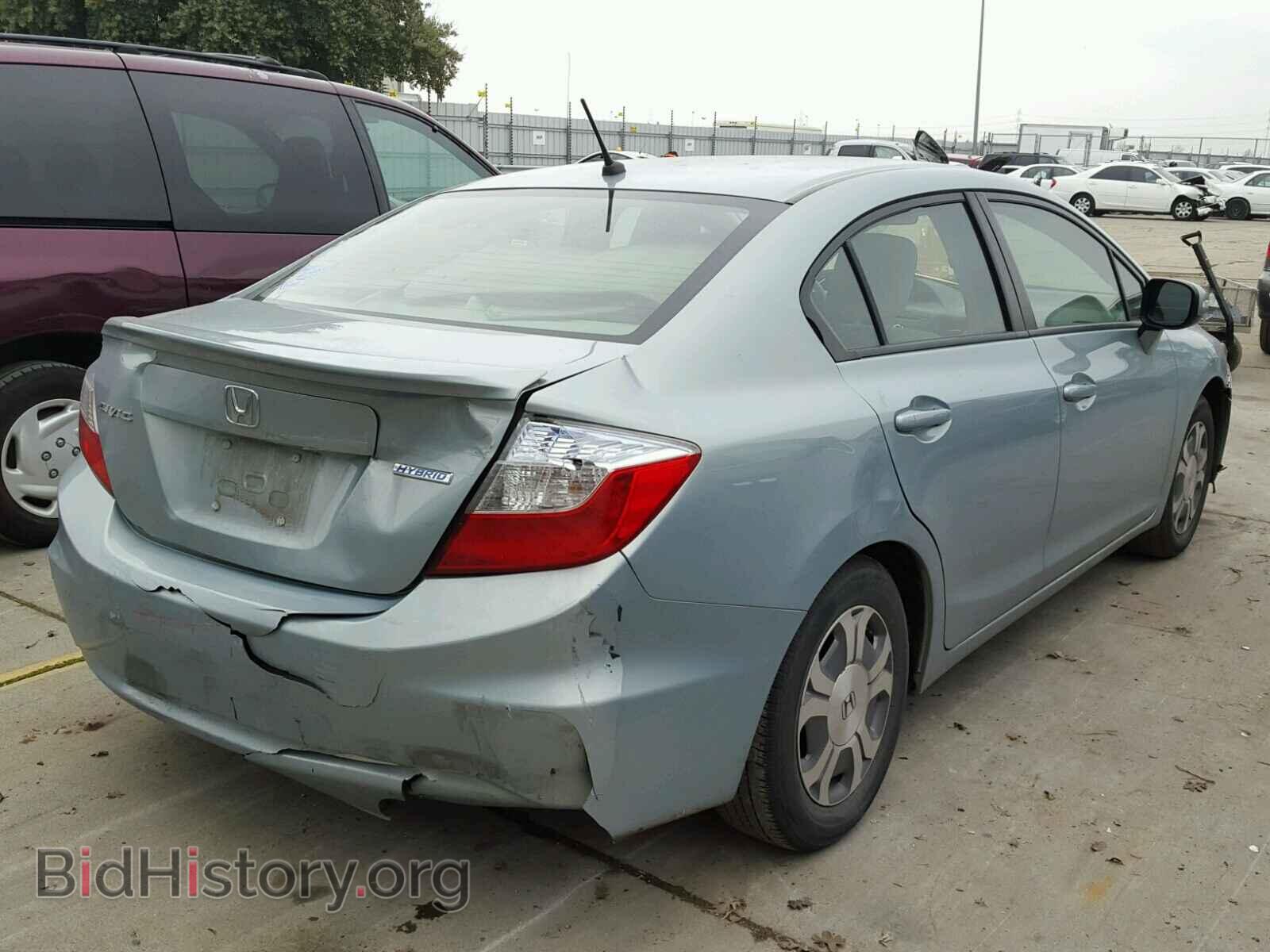 2012 HONDA CIVIC - VIN: JHMFB4F22CS000819 - Фото 4