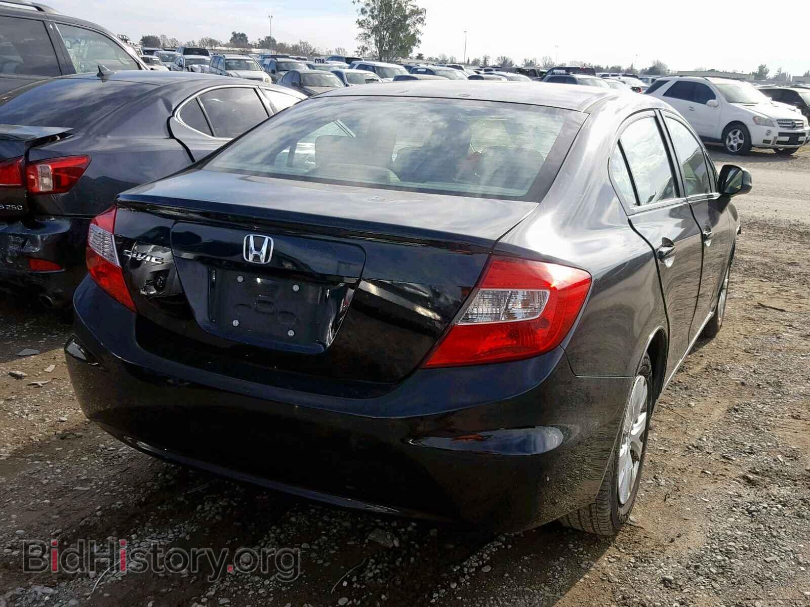 2012 HONDA CIVIC LX - VIN: 2HGFB2F54CH559202 - Фото 4