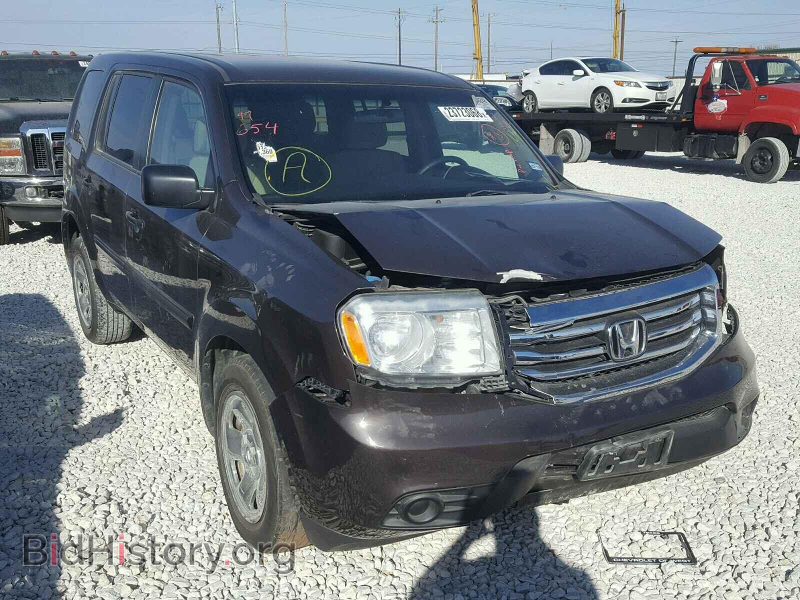 Фотография 5FNYF3H2XCB002031 - HONDA PILOT 2012