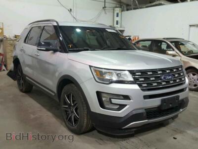 2016 Ford EXPLORER Explorer X, silver — VIN 1FM5K7D82GGC85810, Copart