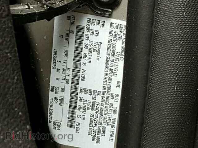 2015 FORD FOCUS - VIN: 1FADP3N25FL327886 - Фото 10