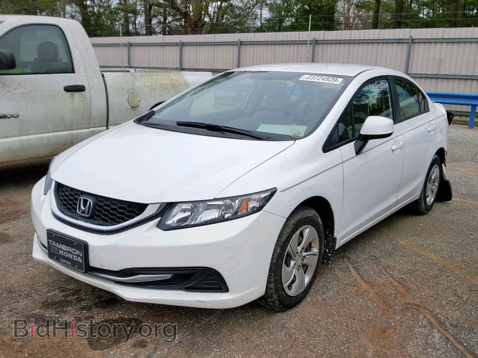 2013 HONDA CIVIC LX - VIN: 19XFB2F52DE092079 - Фото 2