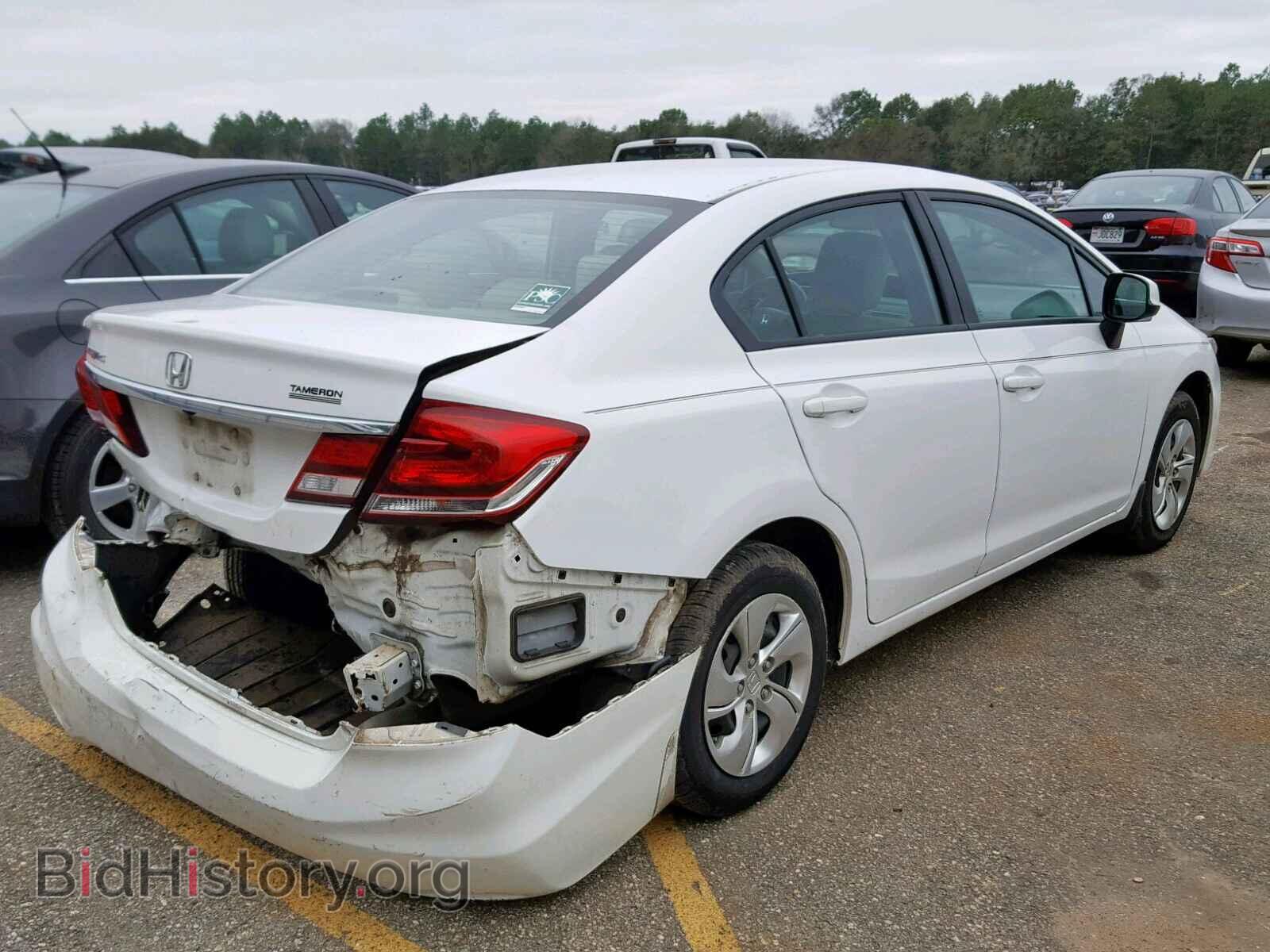 2013 HONDA CIVIC LX - VIN: 19XFB2F52DE092079 - Фото 4