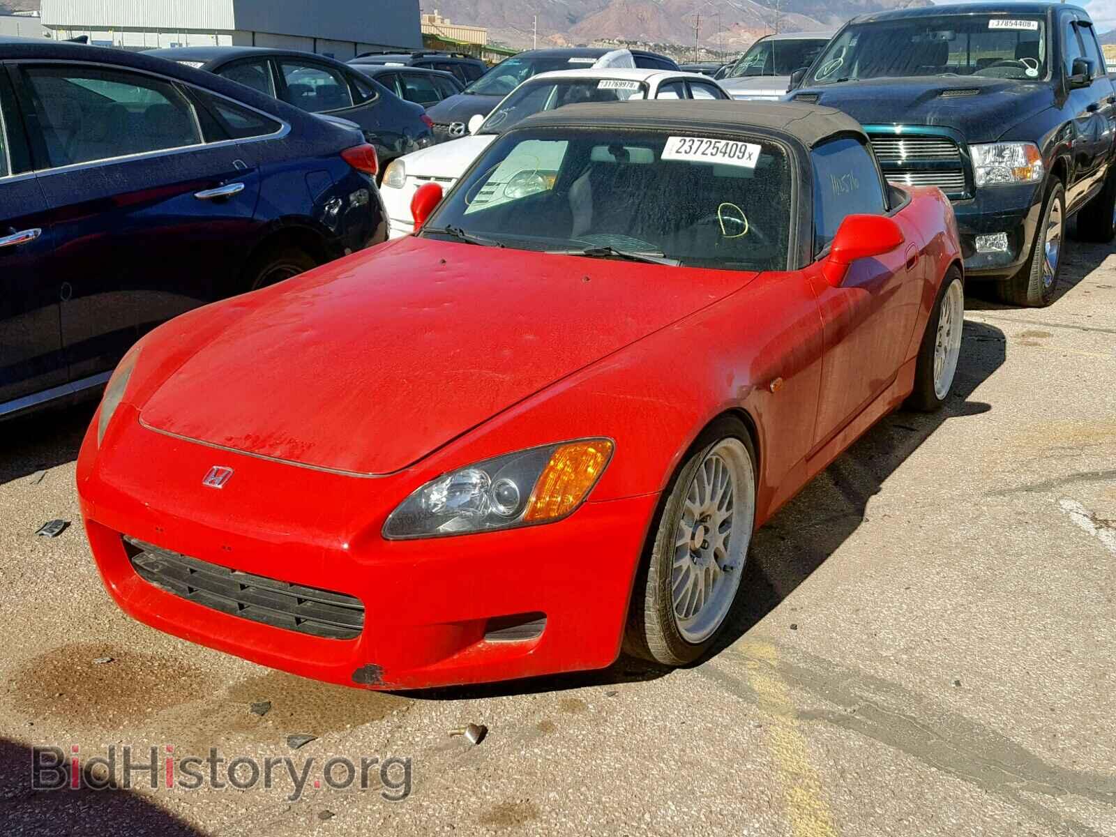 2001 HONDA S2000 - VIN: JHMAP11461T000428 - Фото 2
