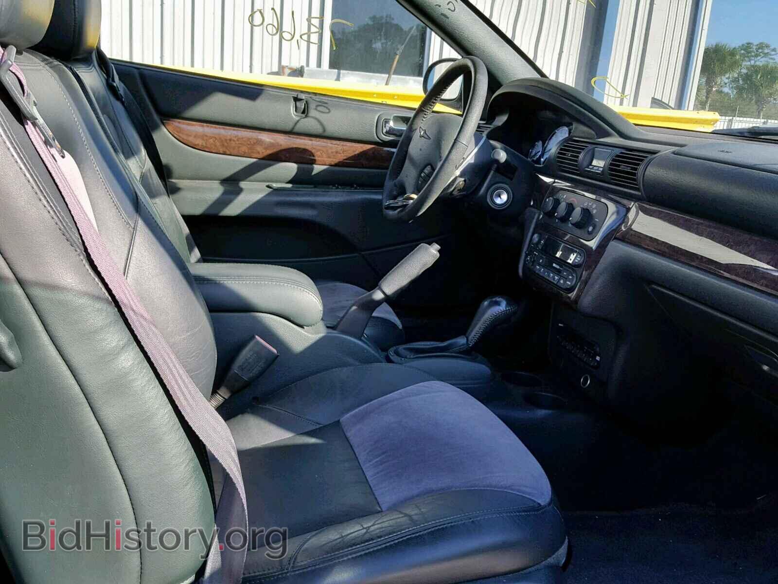 2004 CHRYSLER SEBRING - VIN: 1C3EL65R94N180230 - Фото 5