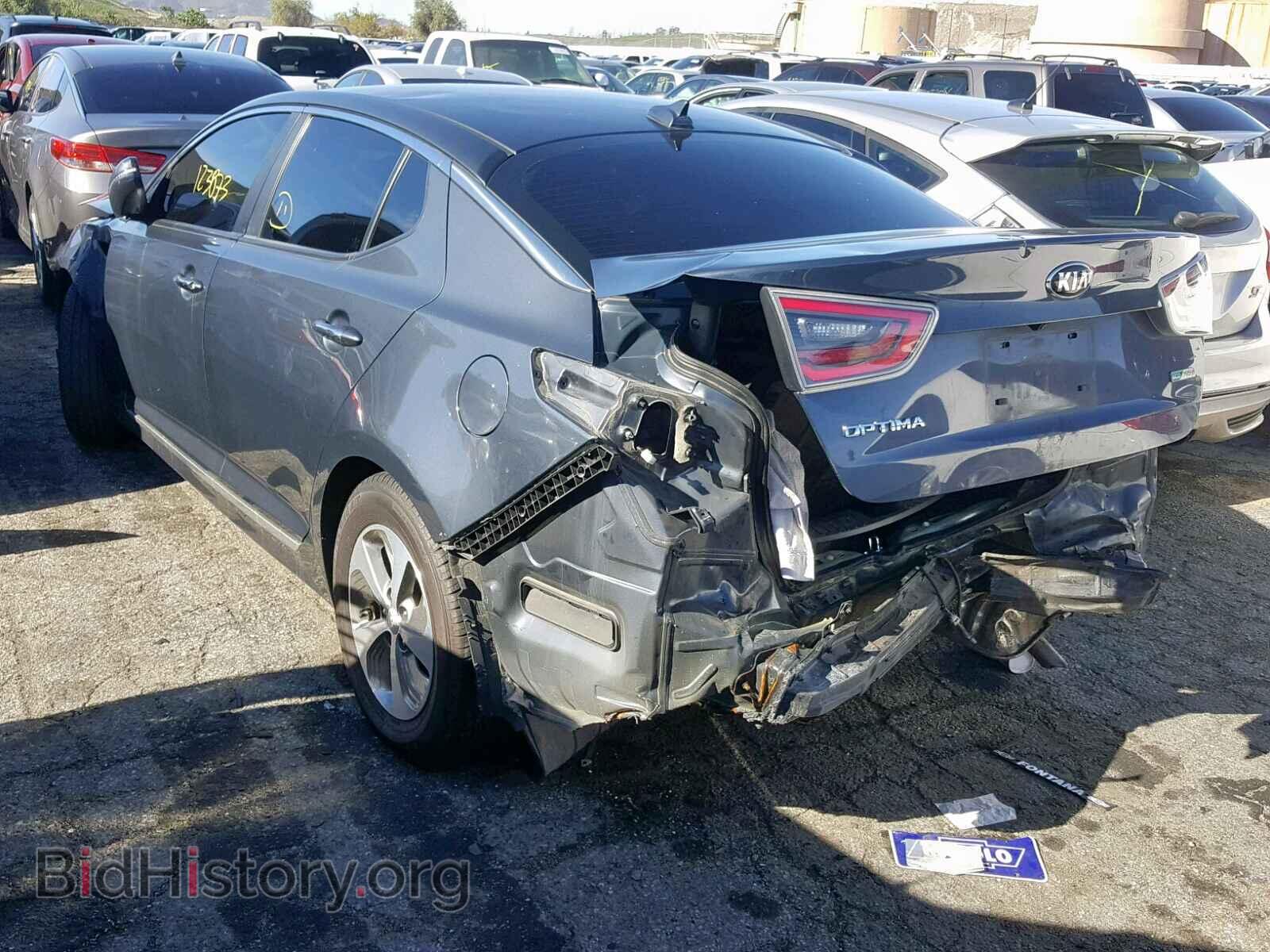 2014 KIA OPTIMA HYB - VIN: KNAGM4ADXE5068275 - Фото 3