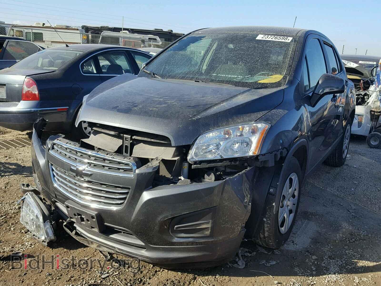 2016 CHEVROLET TRAX - VIN: 3GNCJKSB3GL171253 - Фото 2