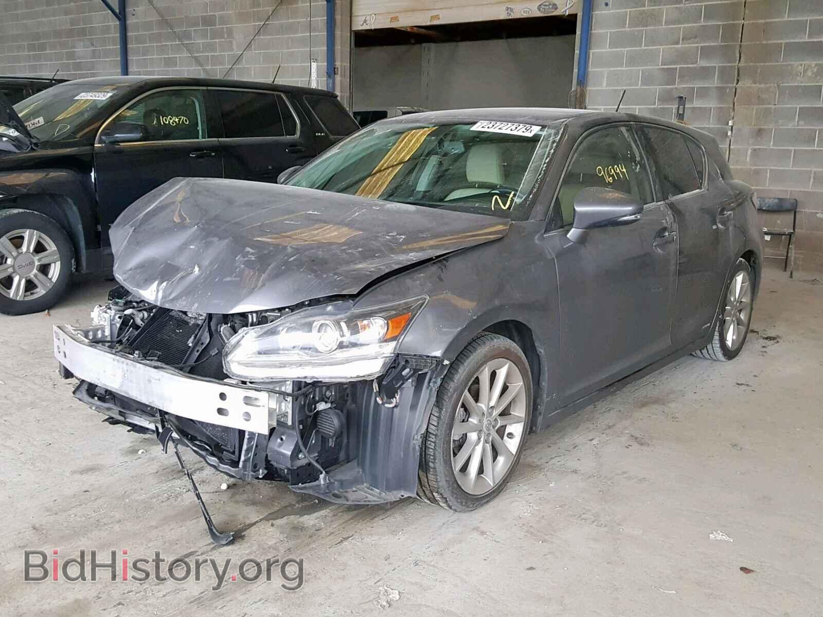2012 LEXUS CT 200 - VIN: JTHKD5BHXC2079486 - Фото 2