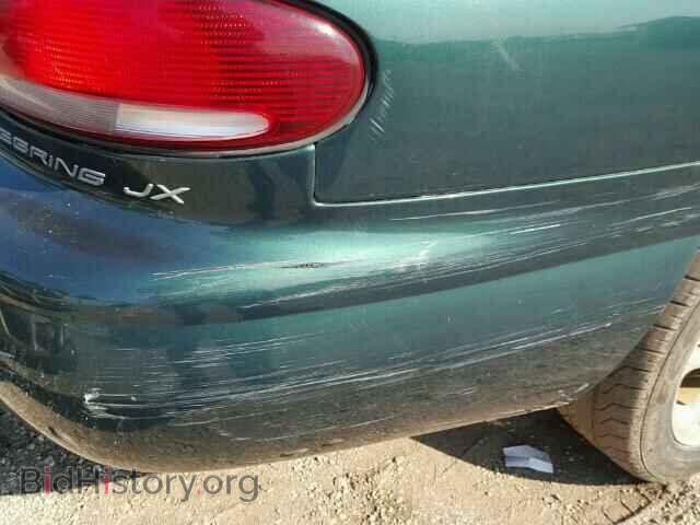 1996 CHRYSLER SEBRING - VIN: 3C3EL45X8TT269014 - Фото 10