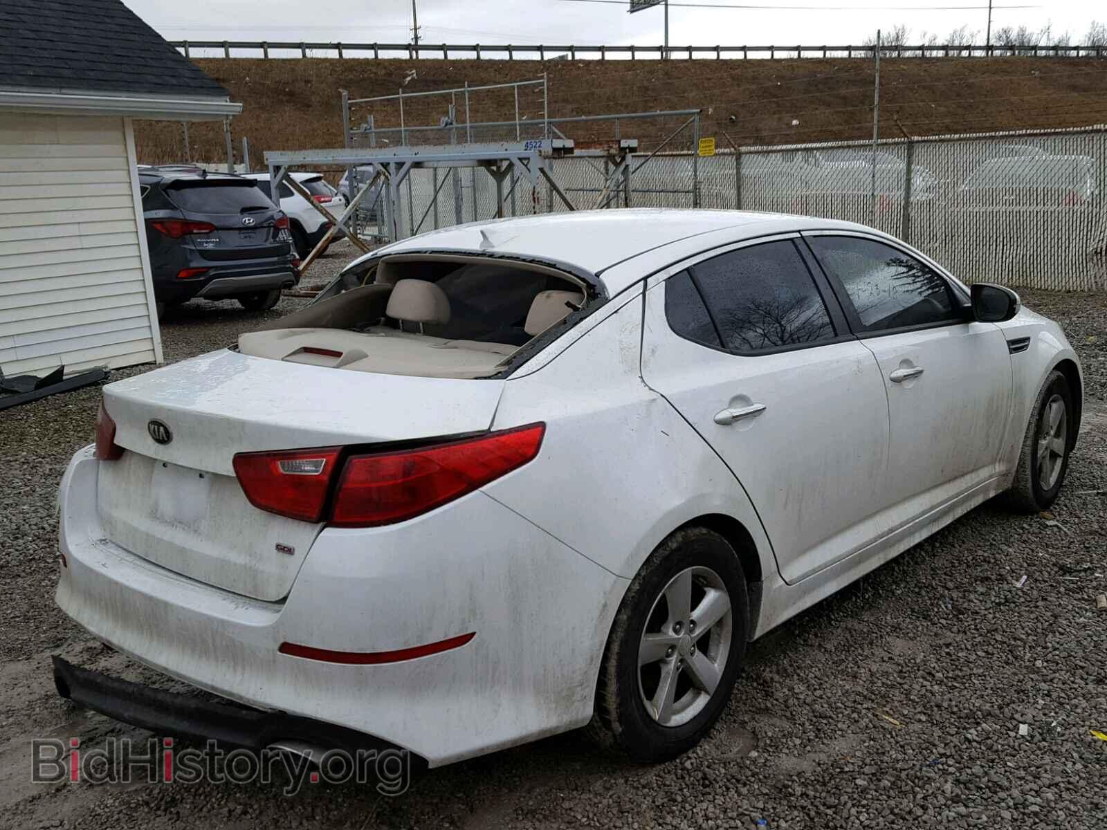 2015 KIA OPTIMA - VIN: KNAGM4A7XF5555942 - Фото 4