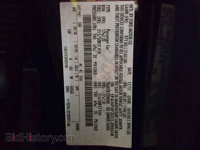 2012 FORD FOCUS - VIN: 1FAHP3F23CL299338 - Photo 10
