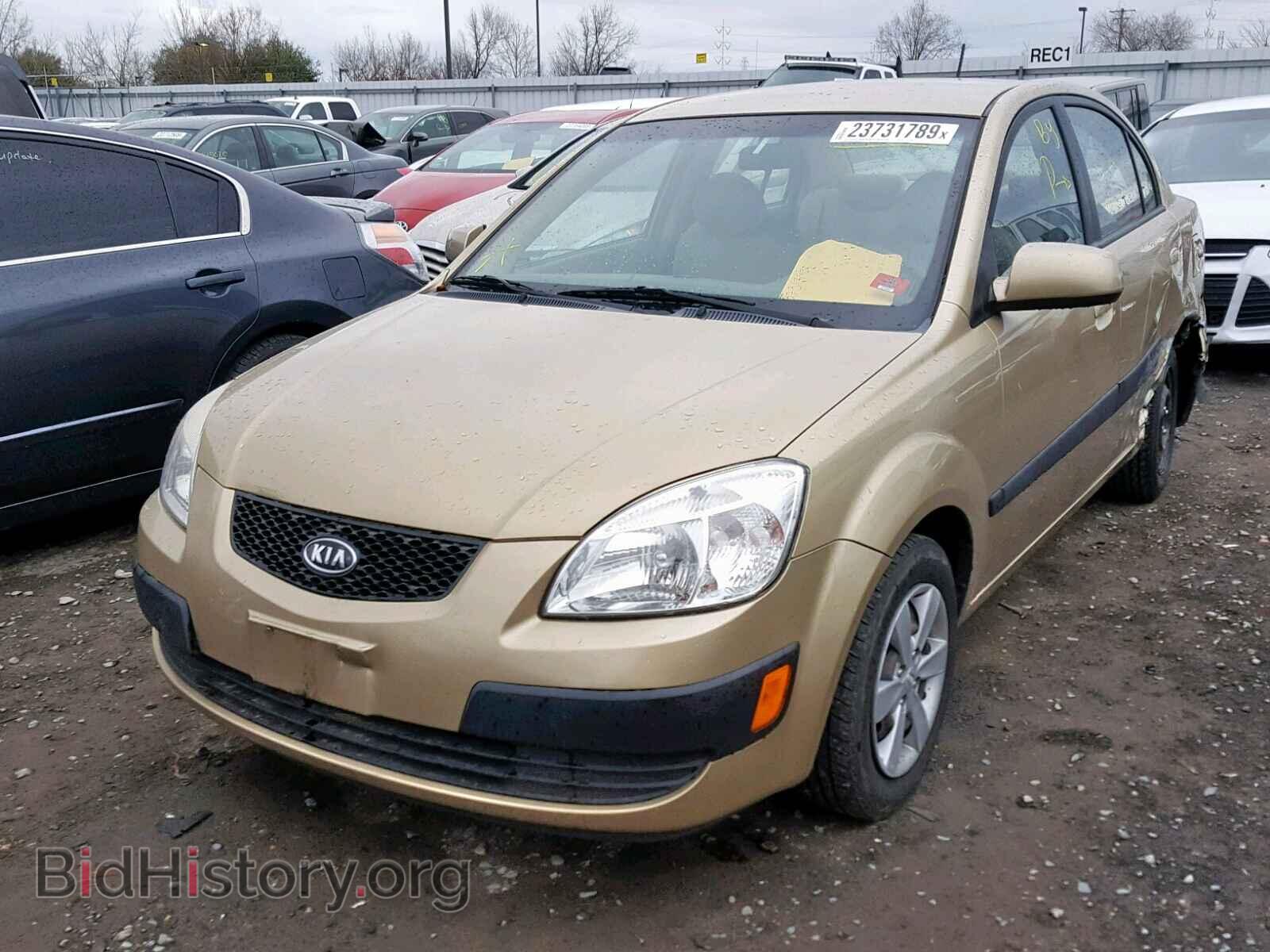 2009 KIA RIO BASE - VIN: KNADE223X96526147 - Фото 2