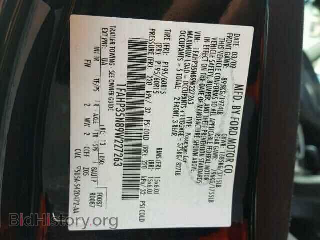2009 FORD FOCUS - VIN: 1FAHP35N89W227263 - Photo 10