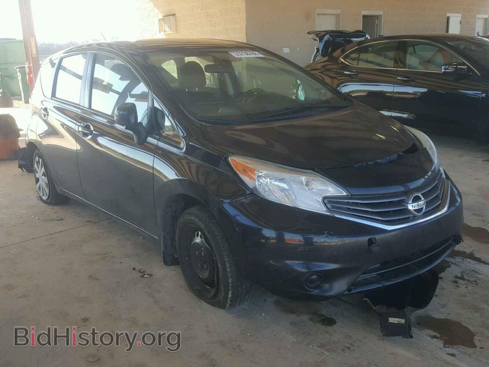 2014 Nissan VERSA Versa Note (VIN 3N1CE2CP5EL352989) — photo 1 of 10, Copart, damage: front end